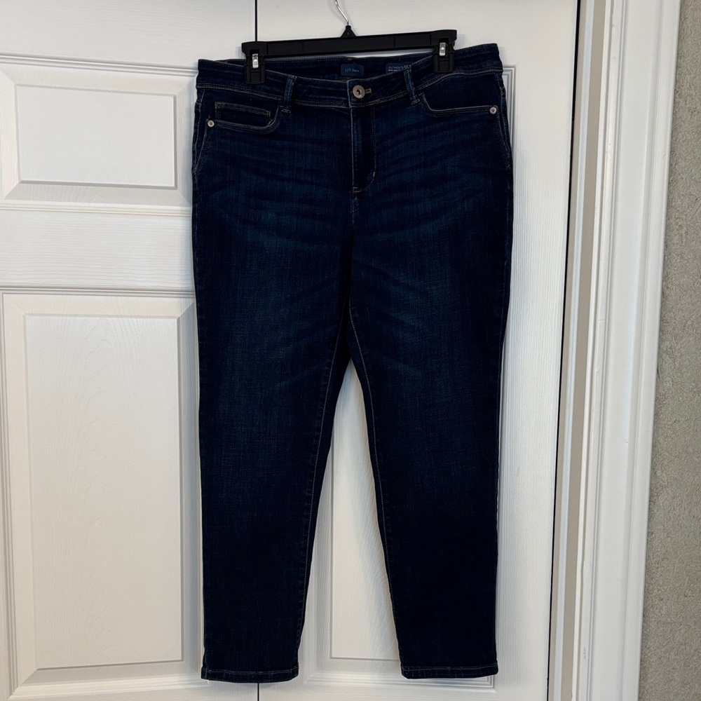 J.Jill Dark Blue Authentic Fit Slim Ankle Women's Jeans 12P